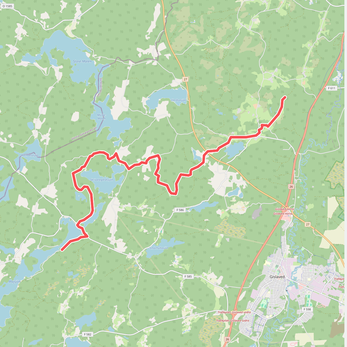 Gislavedsleden Mjösundet - Hägnalian
