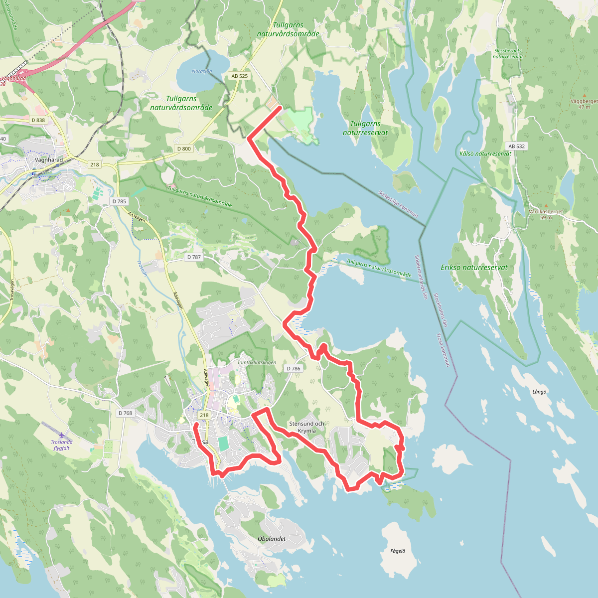 Sörmlandsleden, etapp 56