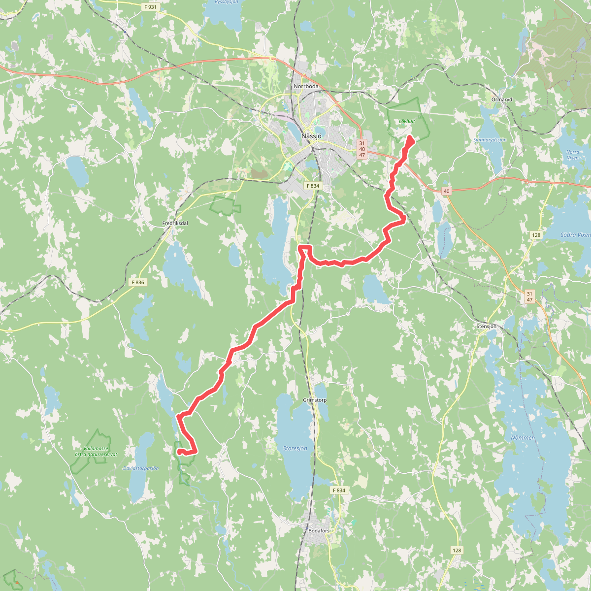European long distance path E6 - part Sweden · relation 15421959