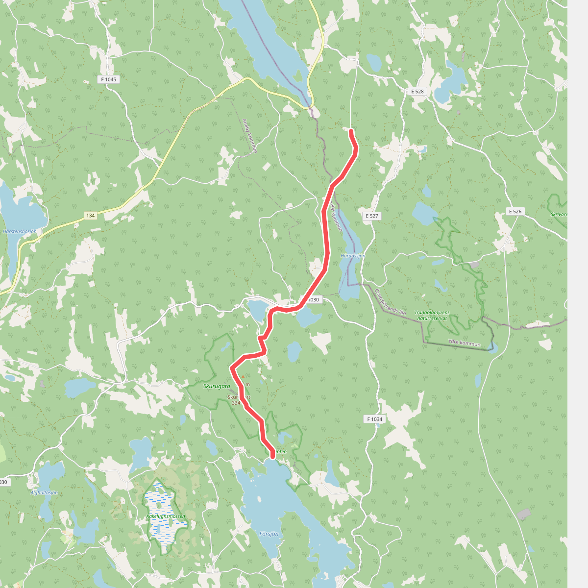 European long distance path E6 - part Sweden · relation 15418948