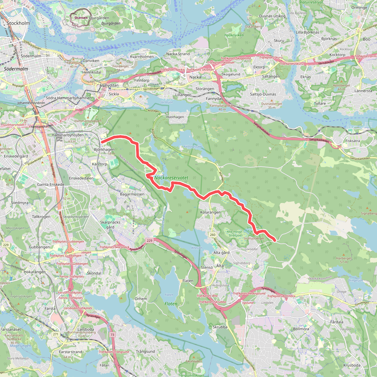 Sörmlandsleden, etapp 1
