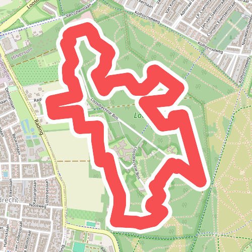 Zonnestraalroute (oranje)