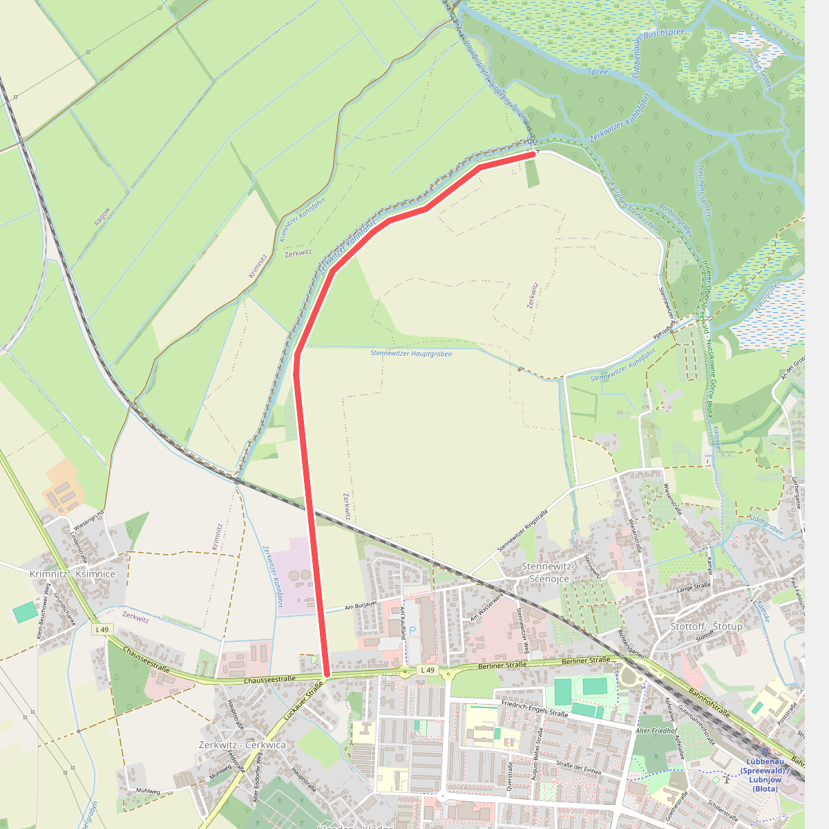 Anschluß Wanderweg E 10