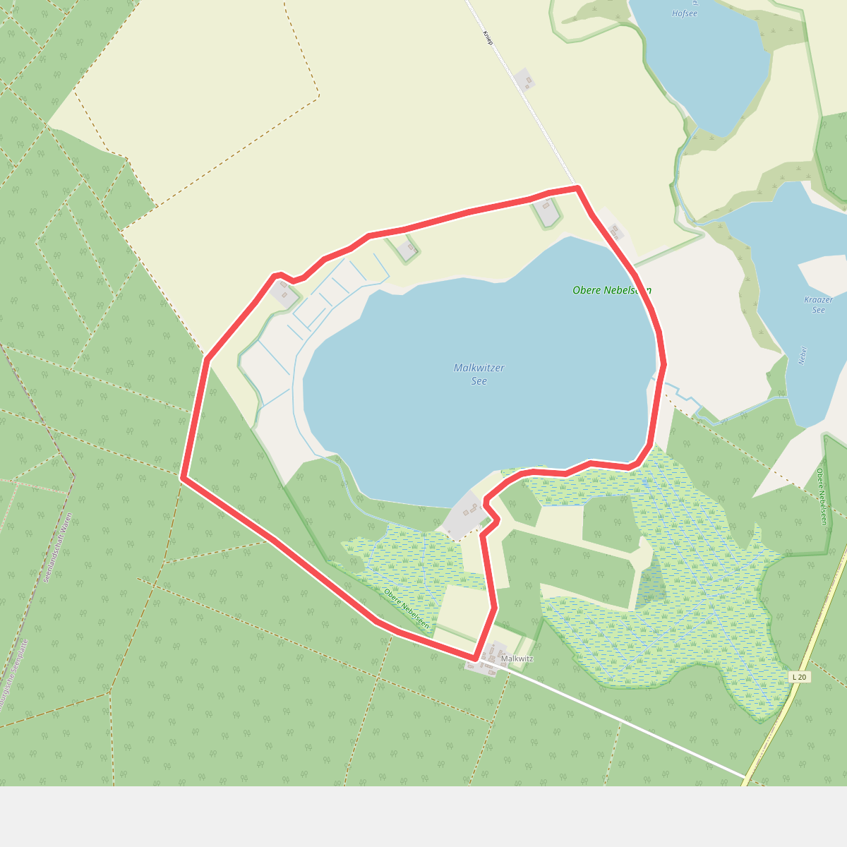 Rundweg Malkwitzer See