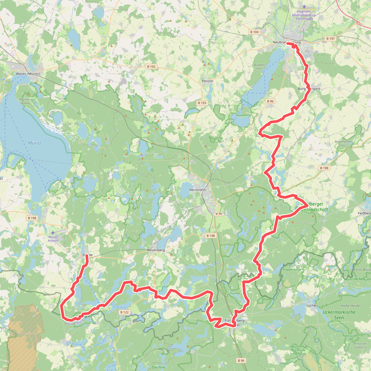 Pilgerweg Mecklenburgische Seenplatte (Südost)