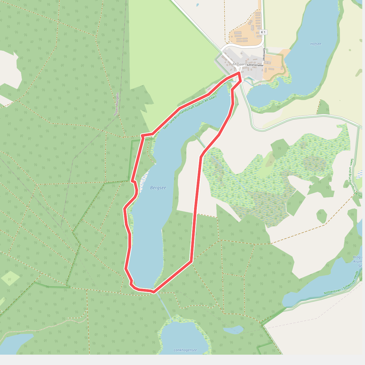 Bergsee Rundweg