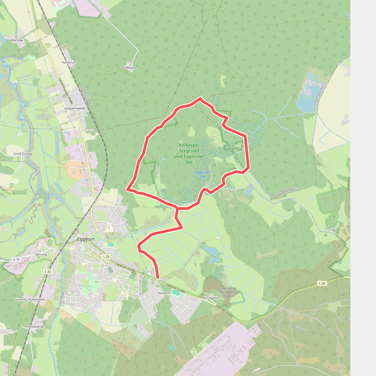 Rundwanderweg Eggesiner See