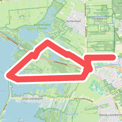 Kortenhoefroute (groen)