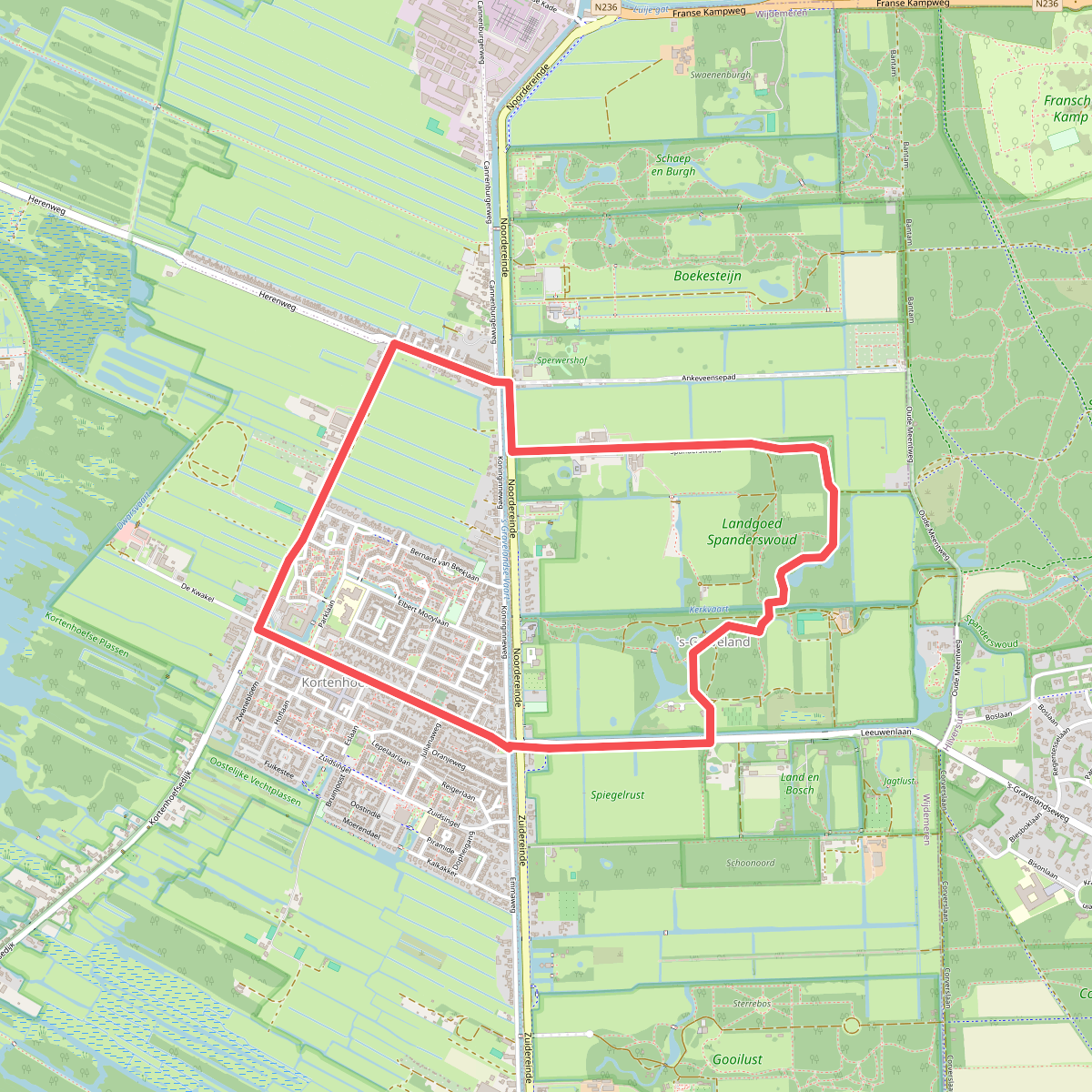 Kwakelroute (oranje)