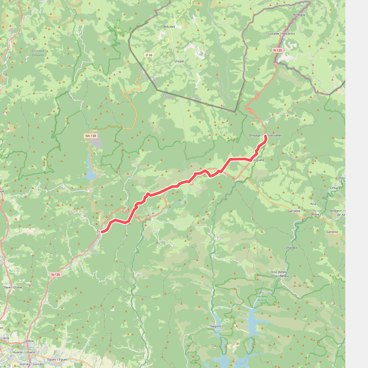 European long distance path E3 - part Spain