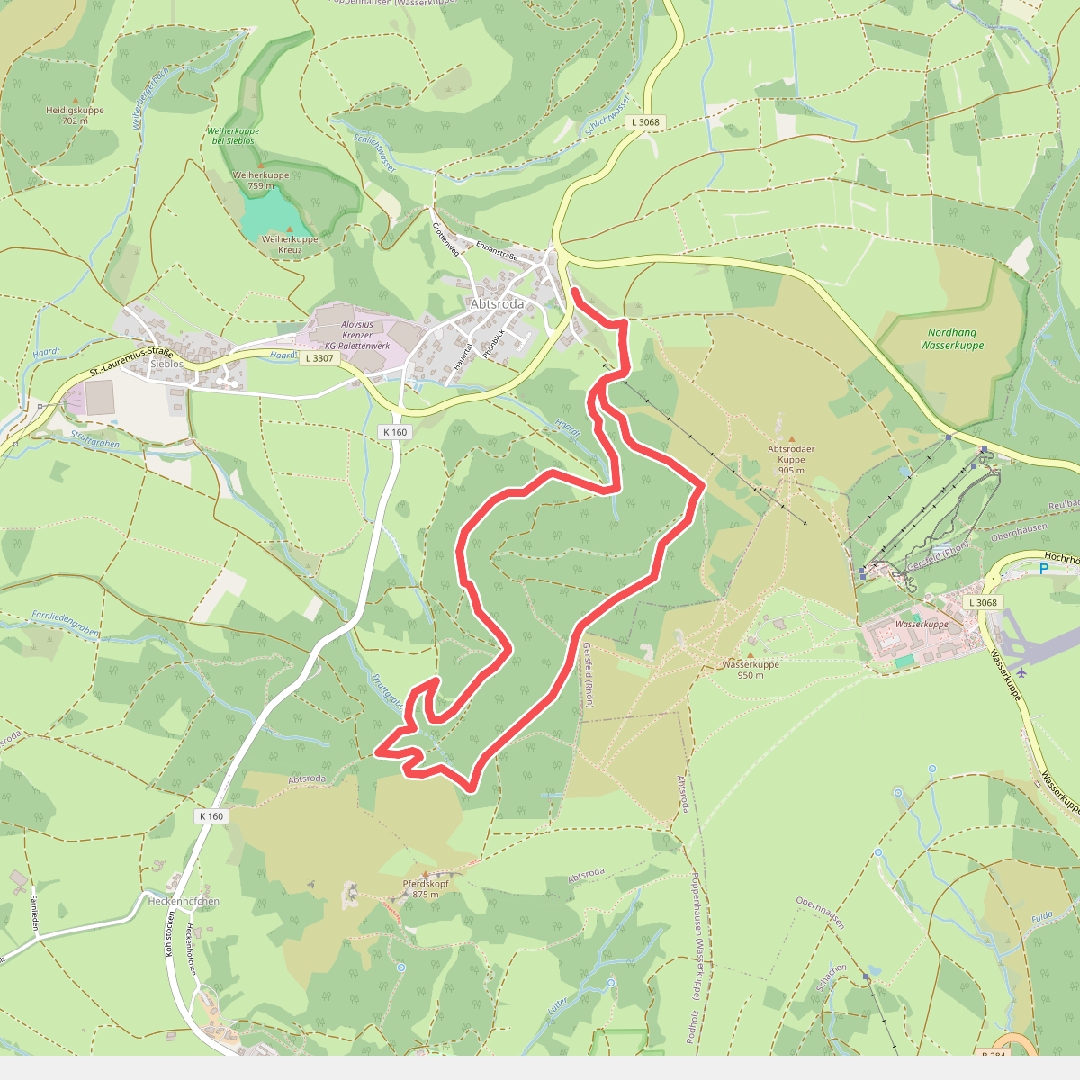 Abtsroda - Rhön-Rundweg 17