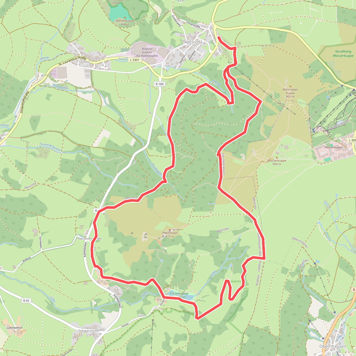 Abtsroda - Rhön-Rundweg 6