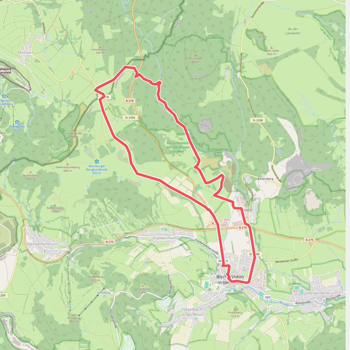 Bischofsheim Rundweg 6 - Zum Rhönhäuschen