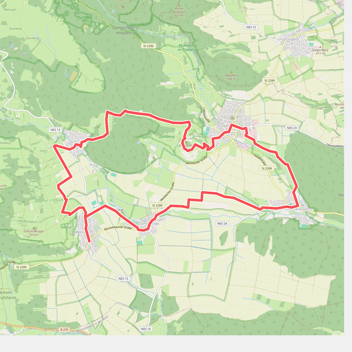 Rhön-Rundweg 1 Oberelsbach