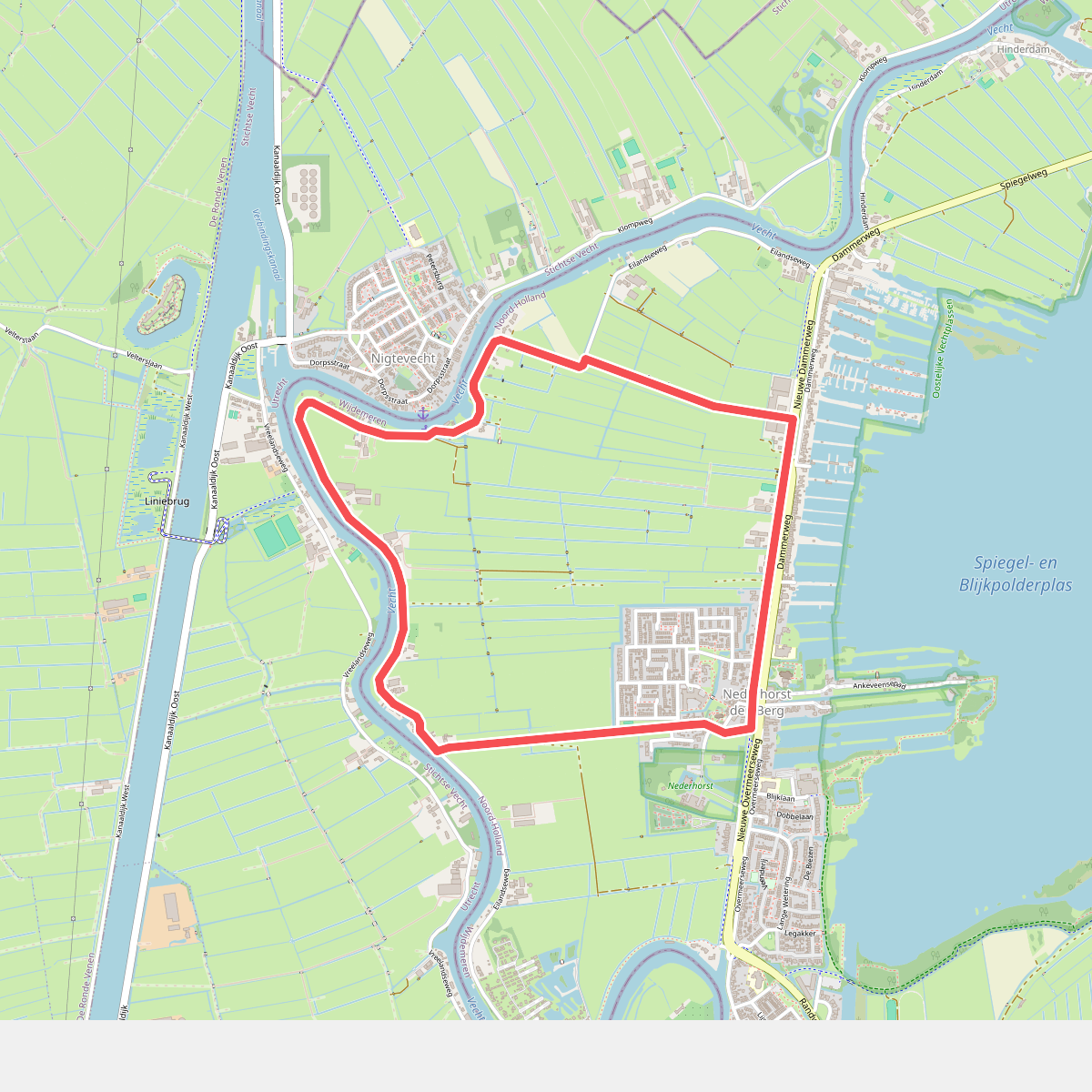 Peterburgseroute (groen)