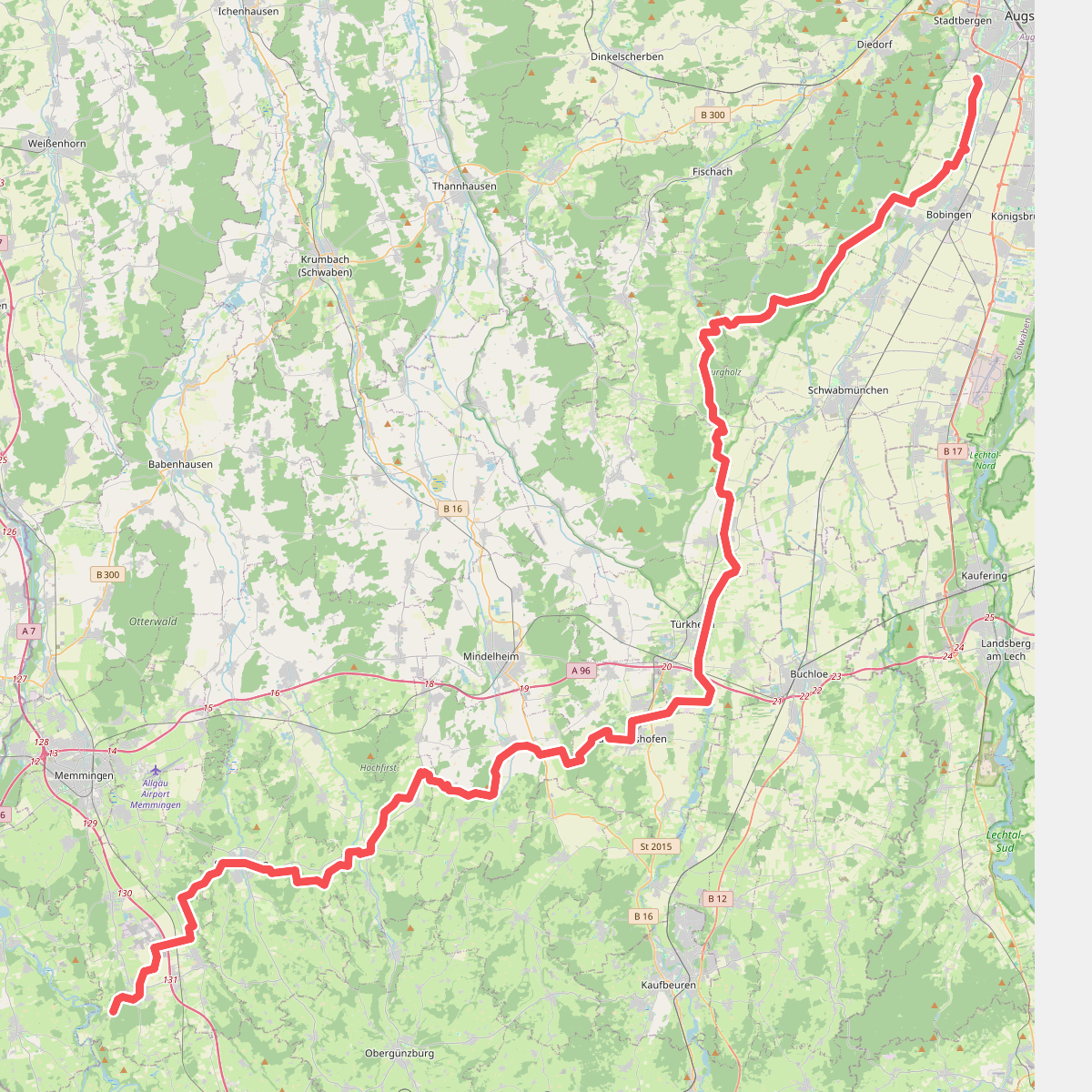 Bayerisch-Schwäbischer Jakobsweg A-MM Var