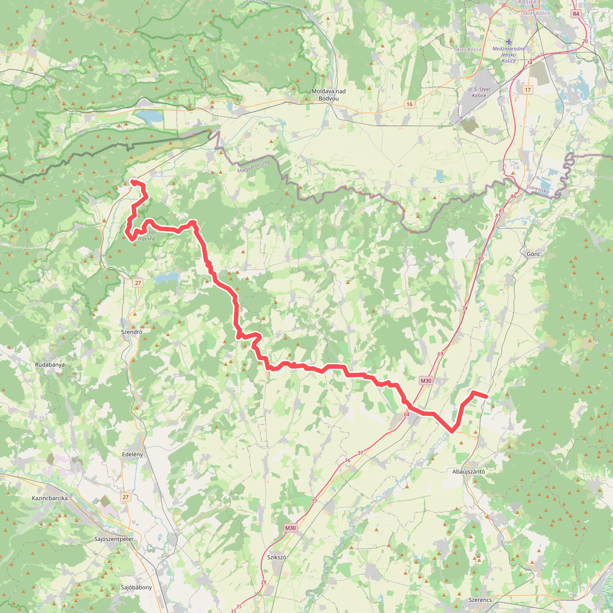 K, OKT 25. (Bódvaszilas – Boldogkőváralja)