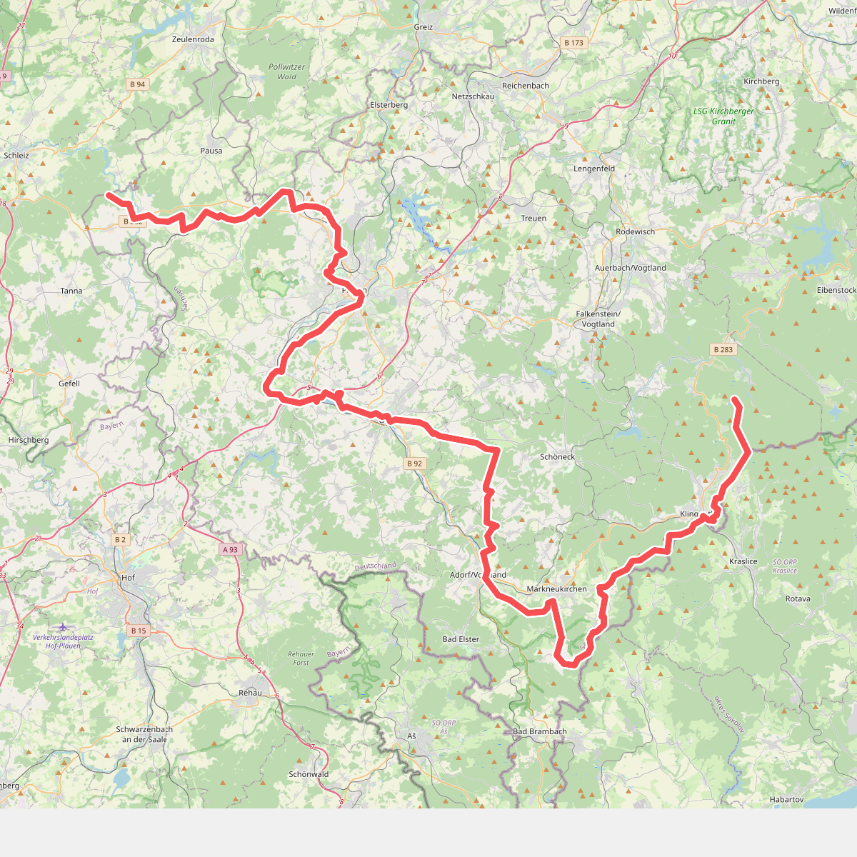 Internationaler Bergwanderweg Eisenach–Budapest (Sachsen West-West)