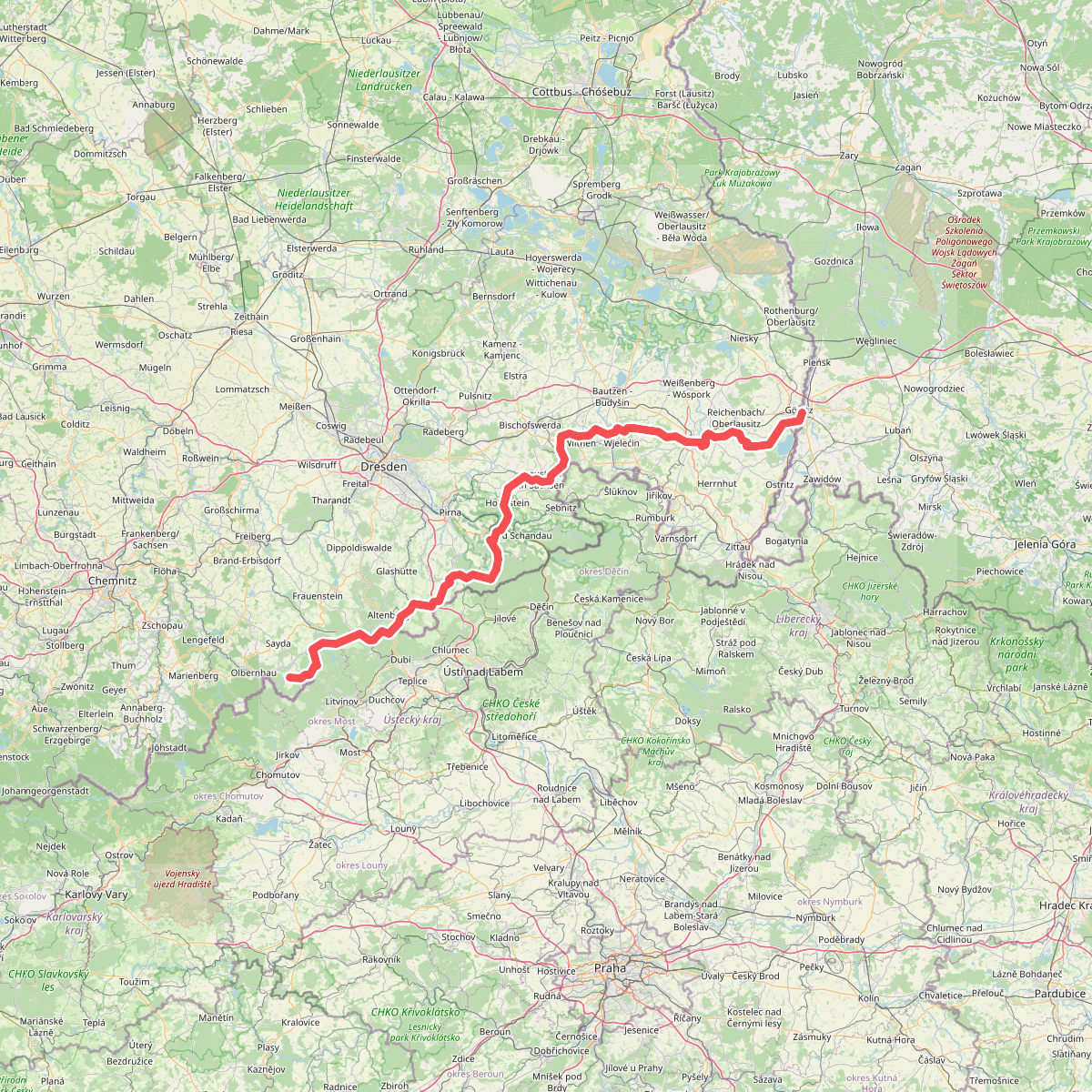 Wanderweg der Deutschen Einheit (Görlitz - Seiffen)