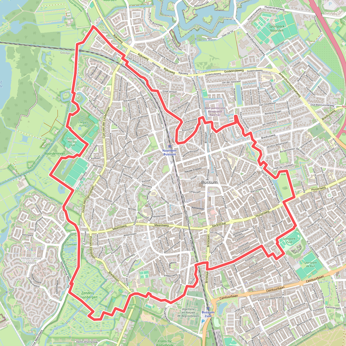 Laegieskamproute (groen)