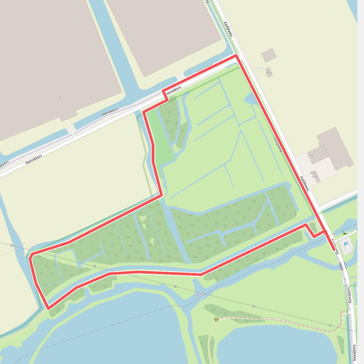Oude Moerroute (blauw)