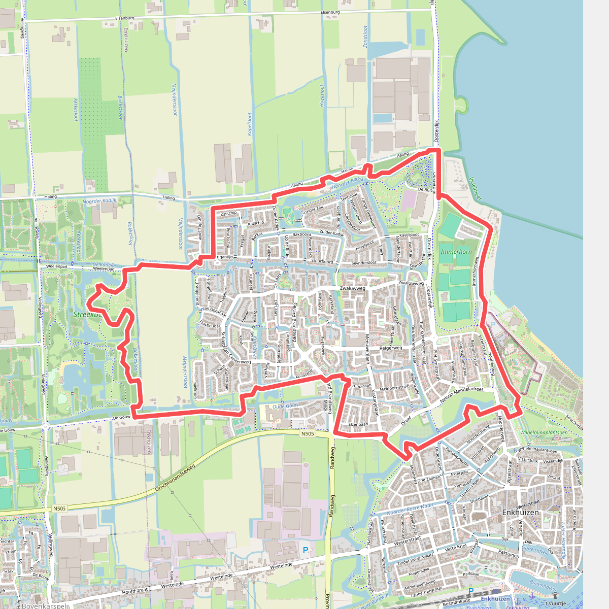 Enkhuizerzandroute (oranje)