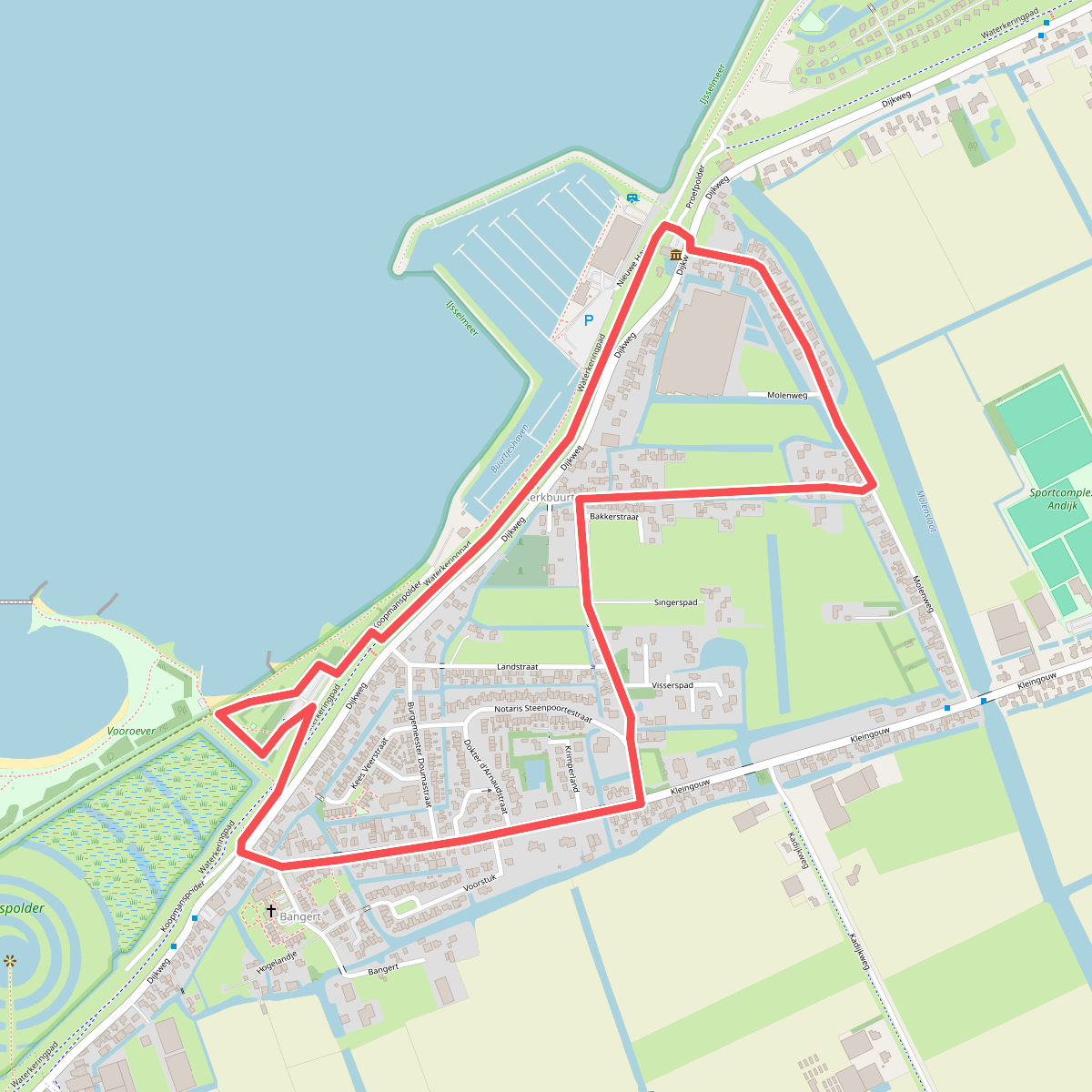 Buurtschappenpad (paars)
