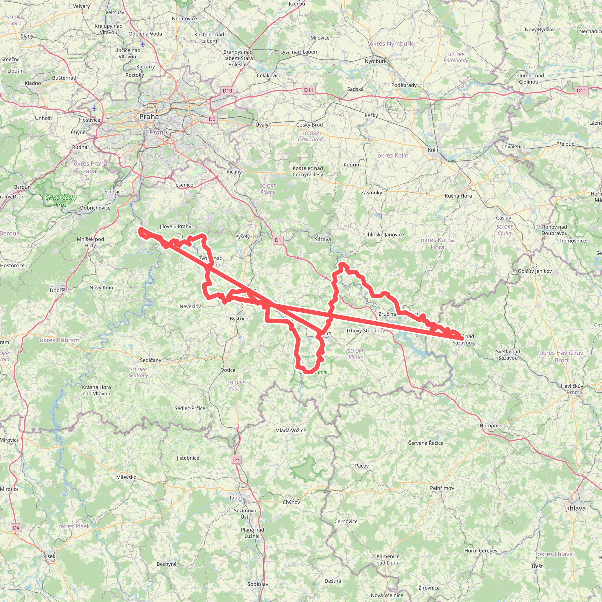 Via Czechia - Centrální (5. Posázaví a Kraj blanických rytířů)
