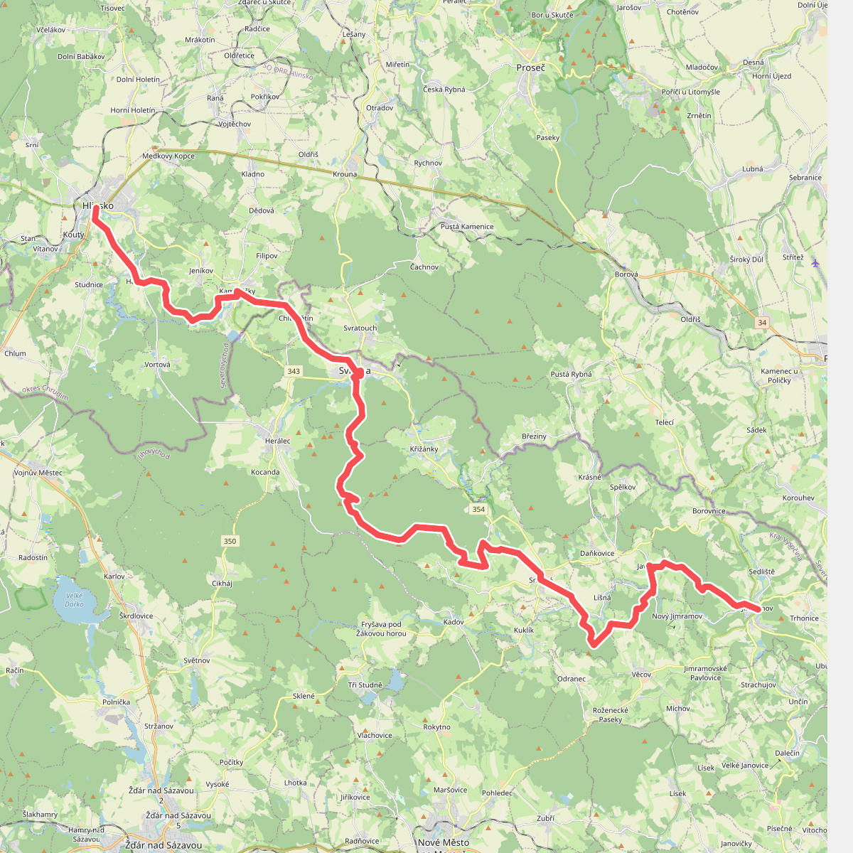 Via Czechia - Centrální (7. Žďárské vrchy)