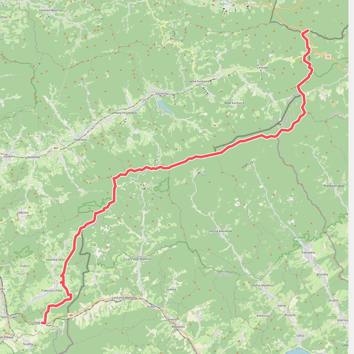 Via Czechia - Jižní (2. Javorníky)