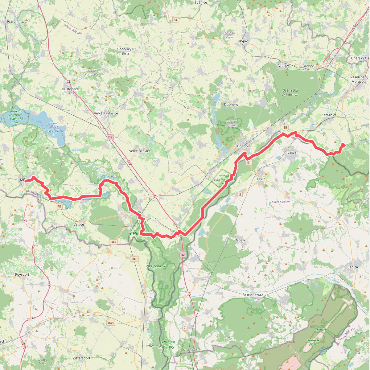 Via Czechia - Jižní (4. Dolnomoravský úval)