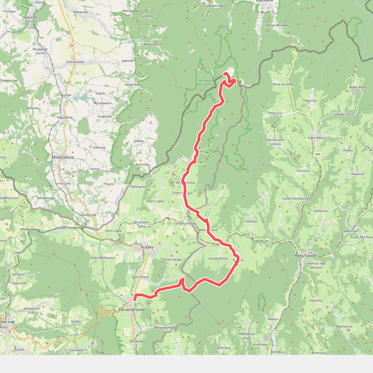 Via Czechia - Českomoravská (1. Králický Sněžník a Hanušovická vrchovina)