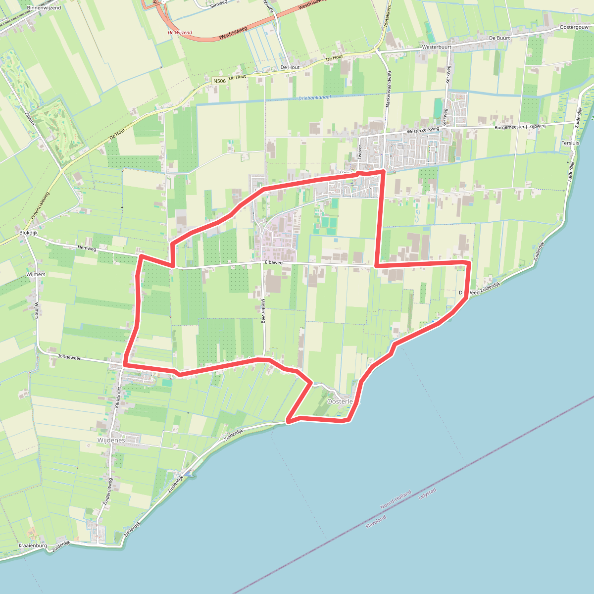 Oosterleekroute (groen)