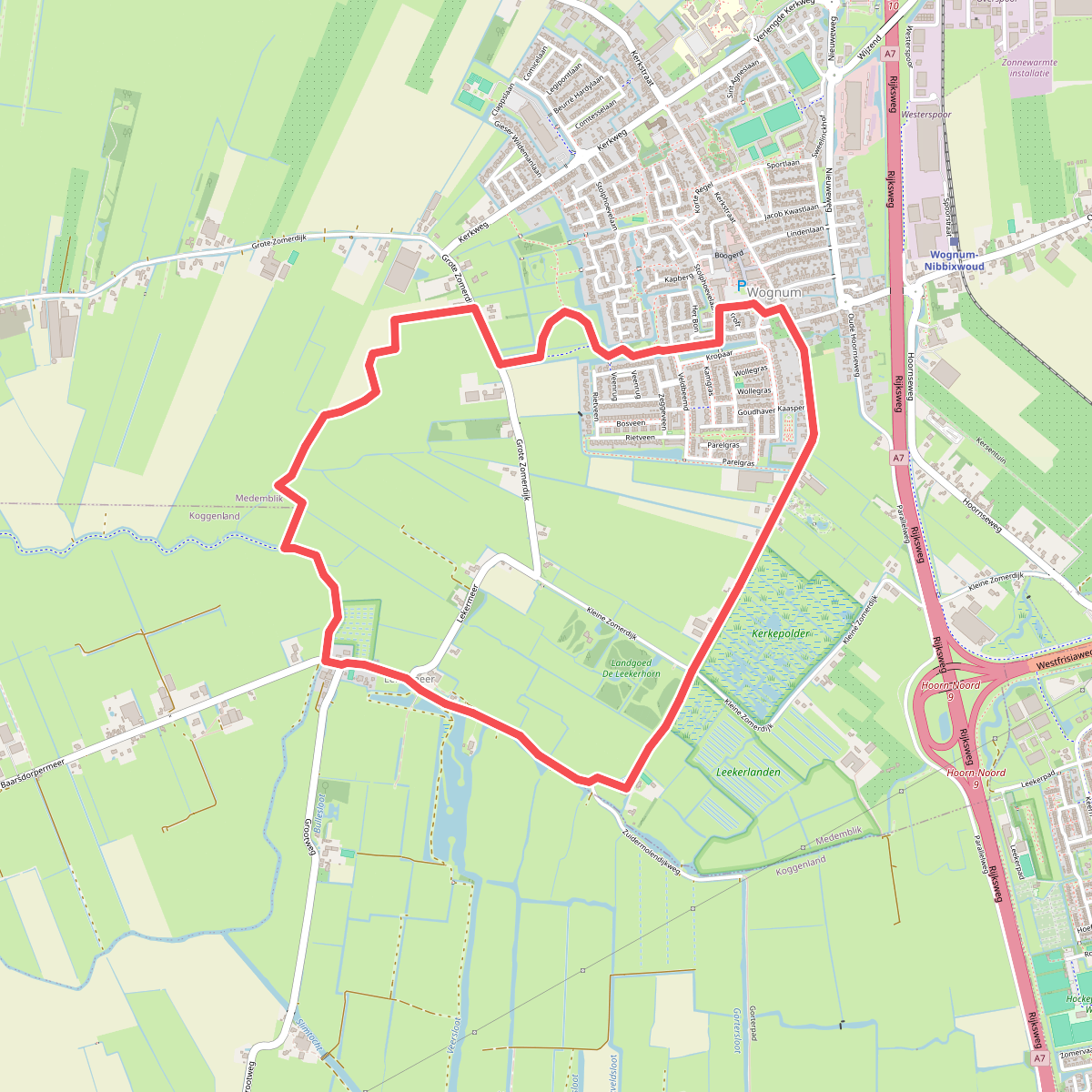 Ommetje Lekermeer (geel)