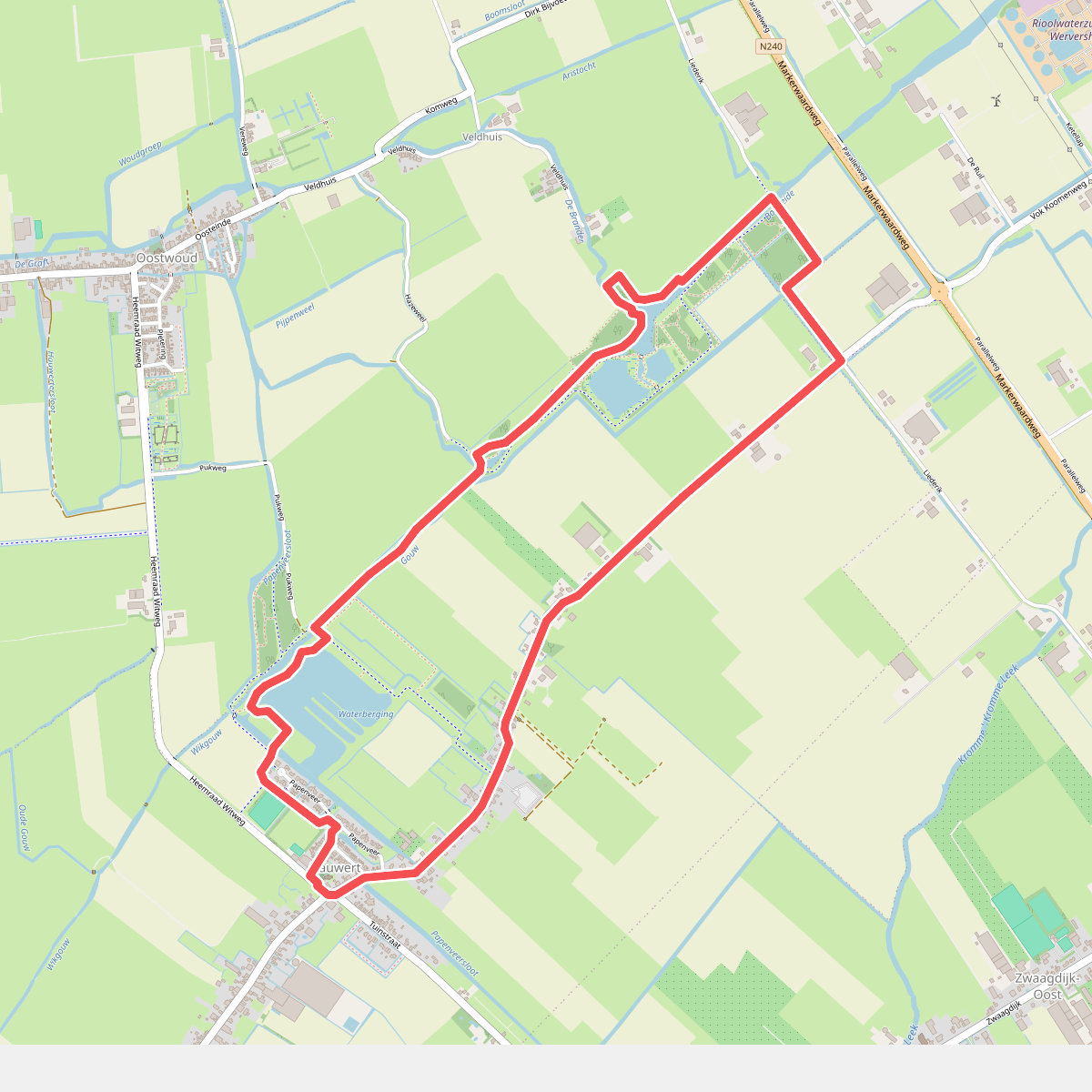 Boxweideroute (groen)