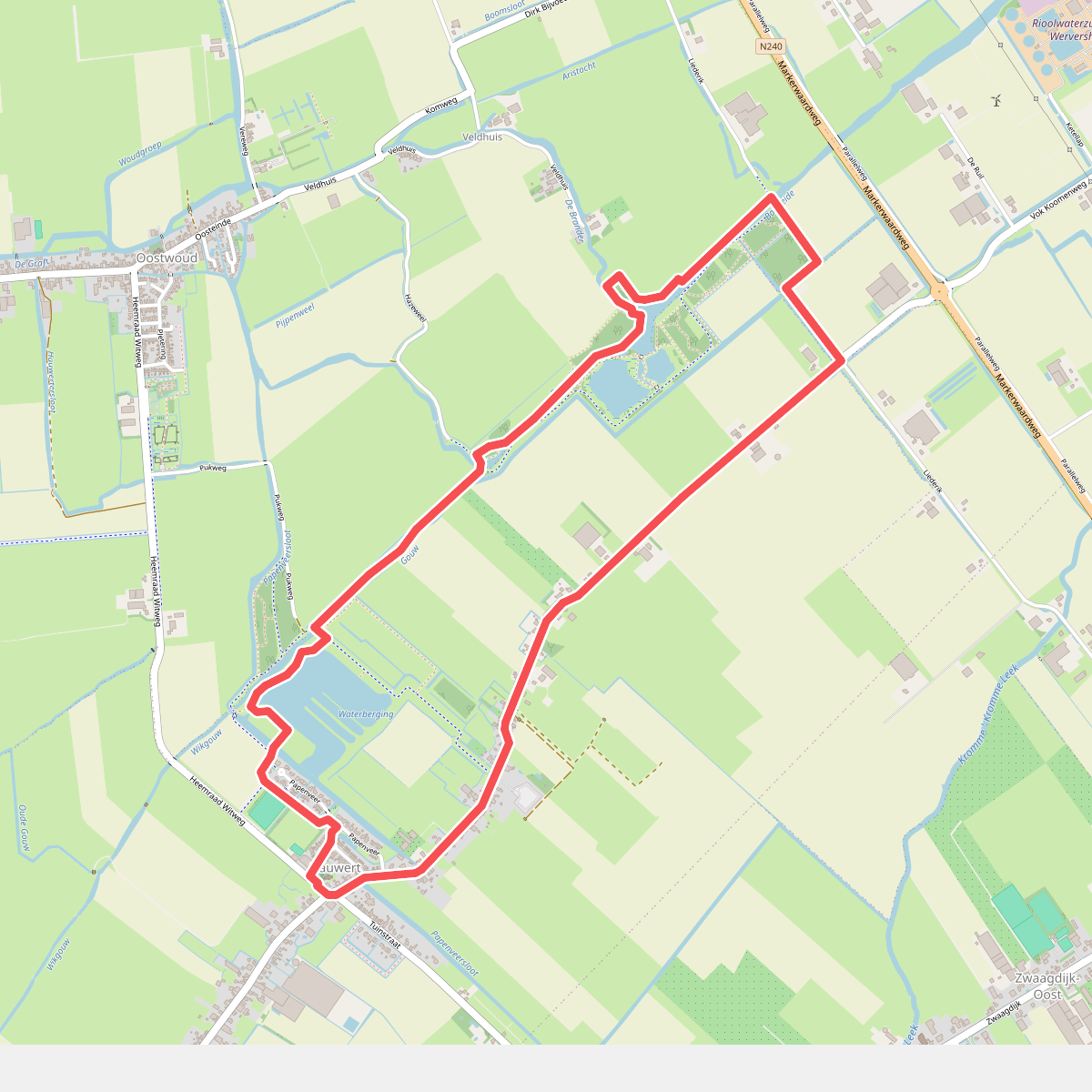 Boxweideroute (groen)