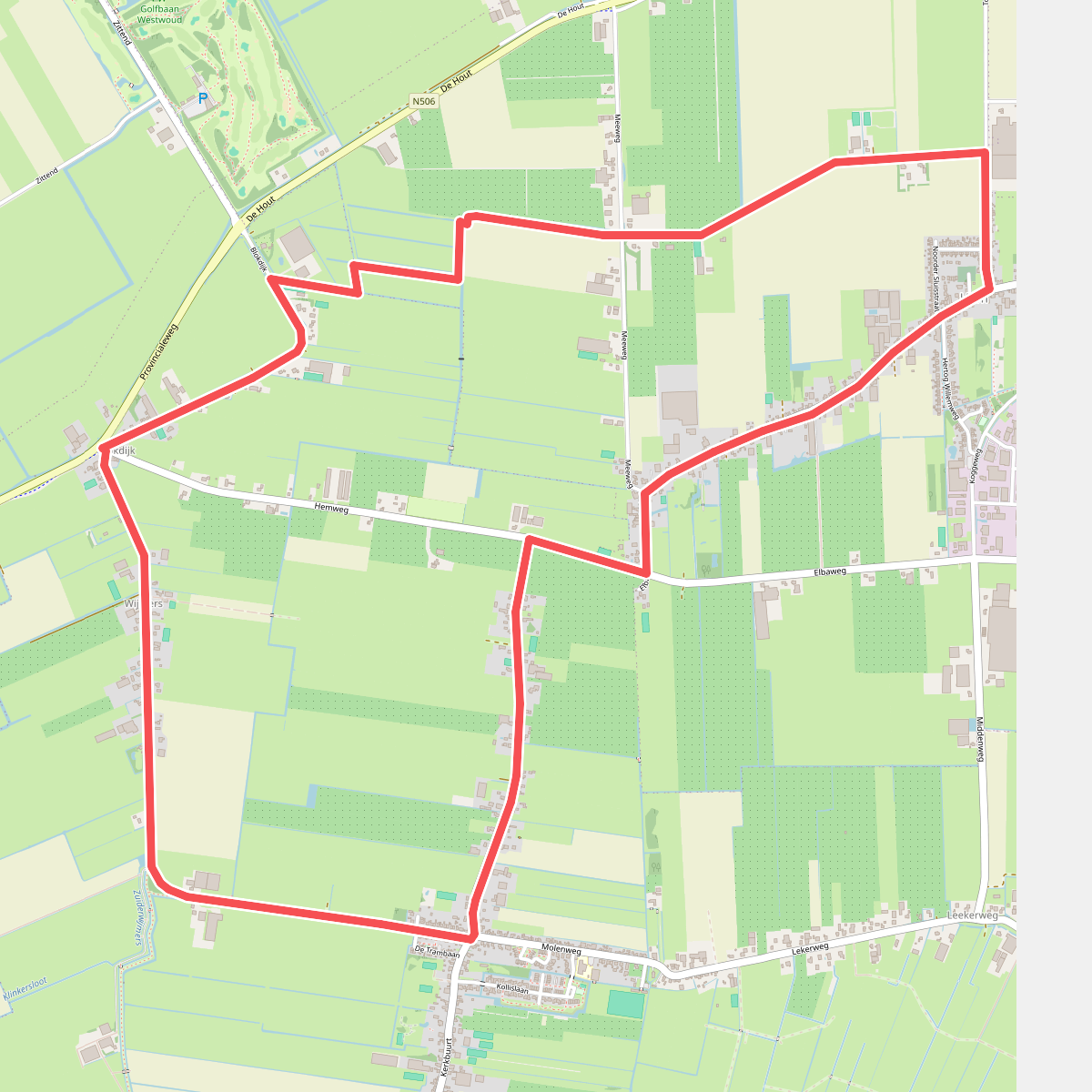 Boomgaardenroute (oranje)