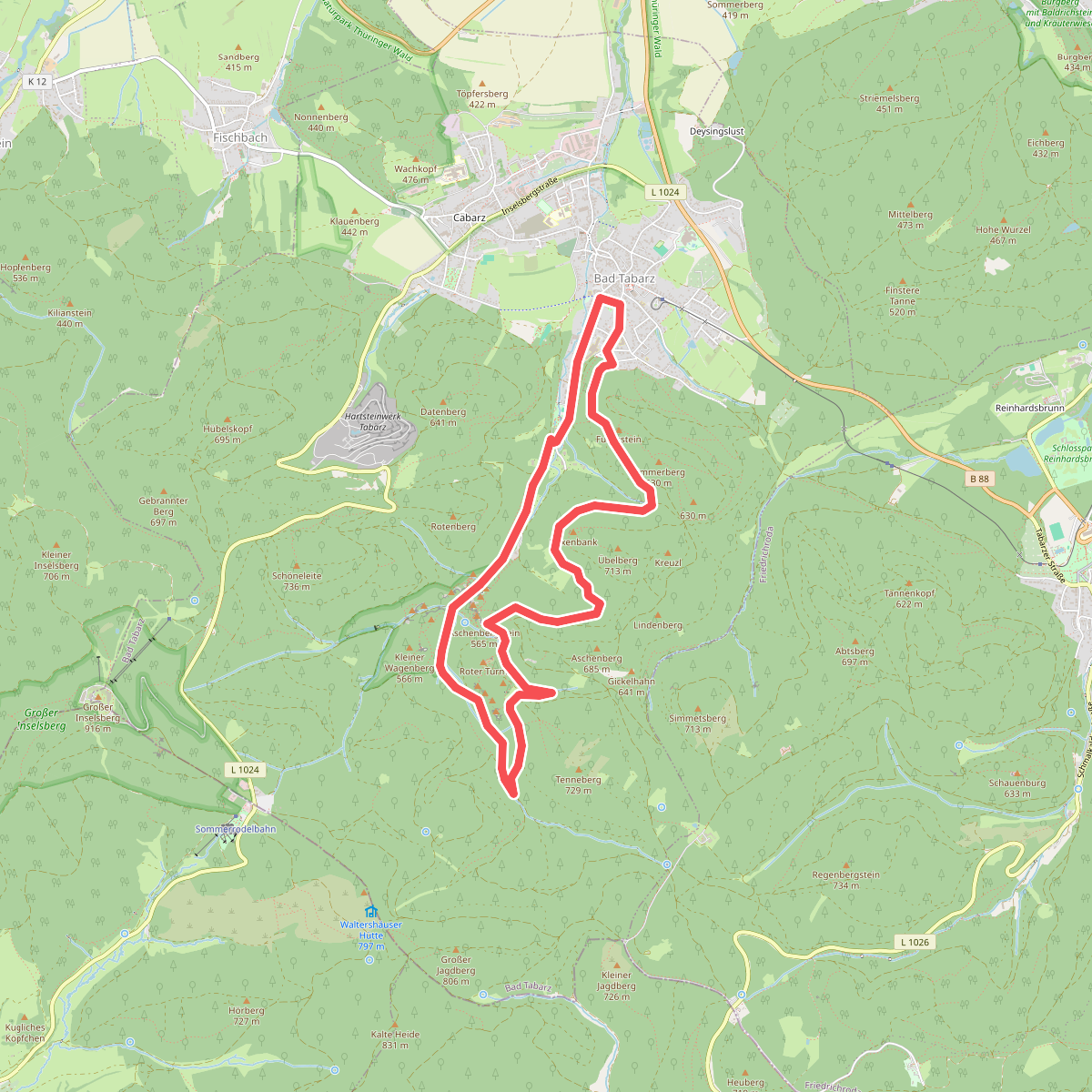Bad Tabarzer Vulkansteig - GEO Route 8