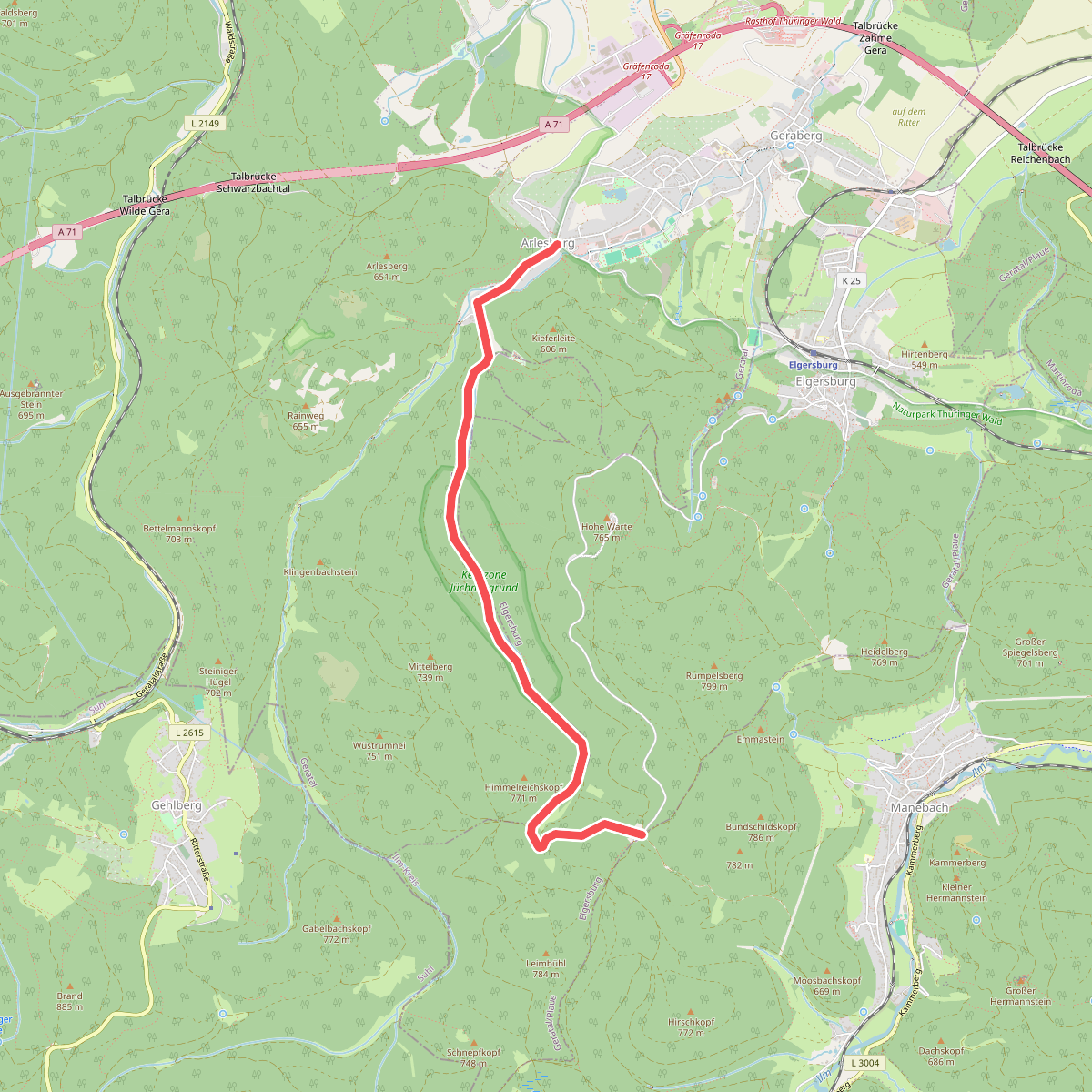 Arlesberger Braunsteinweg