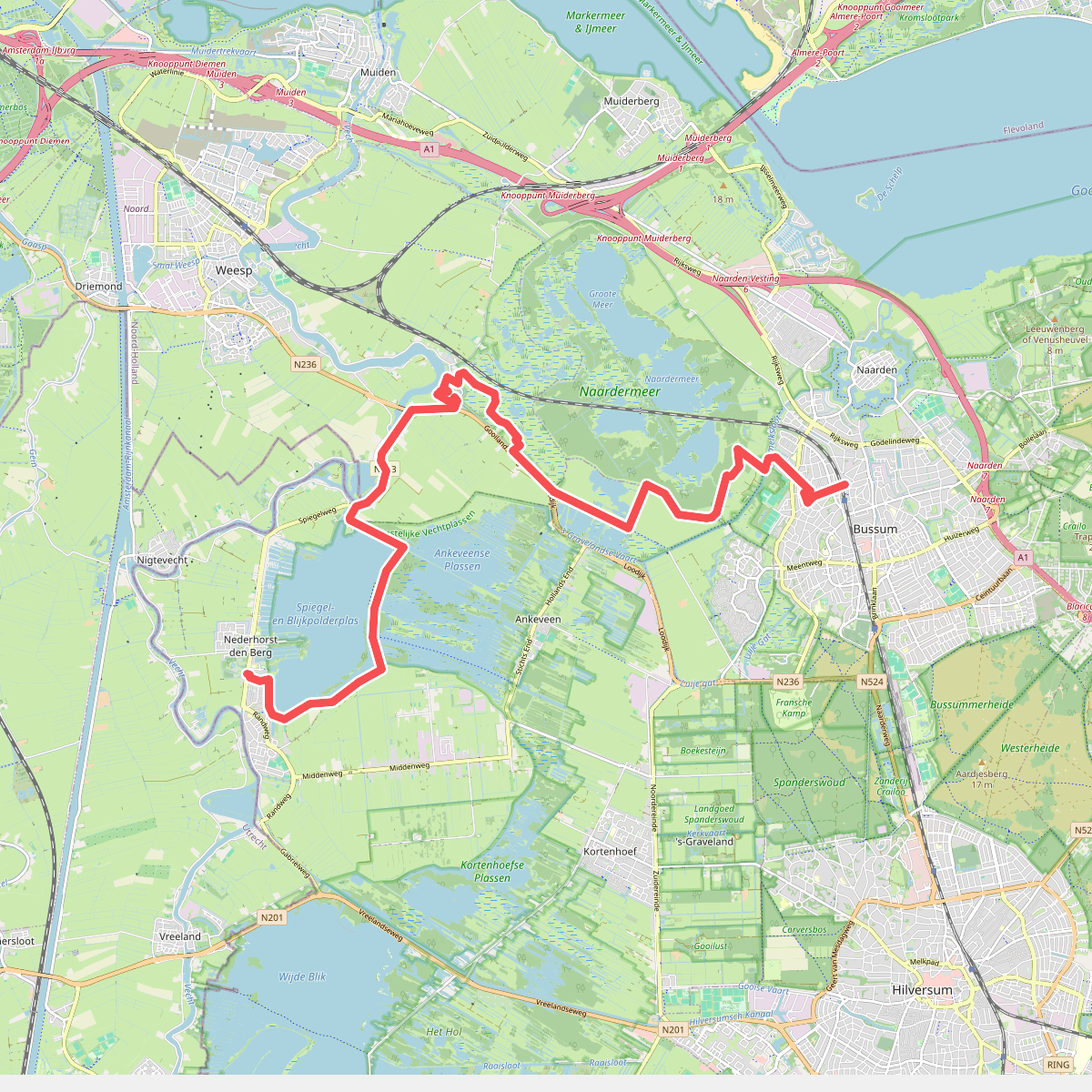 Naarden-Bussum - Nederhorst den Berg · Waterliniepad etappe 10