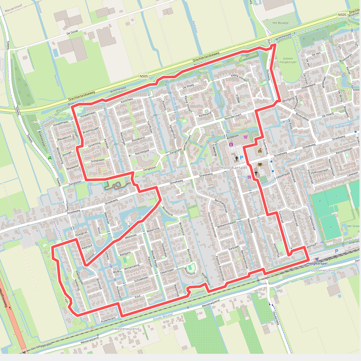 Ommetje De Wijzend (blauw)