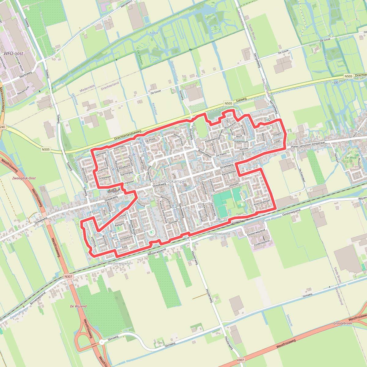 Groene Reigerroute (groen)