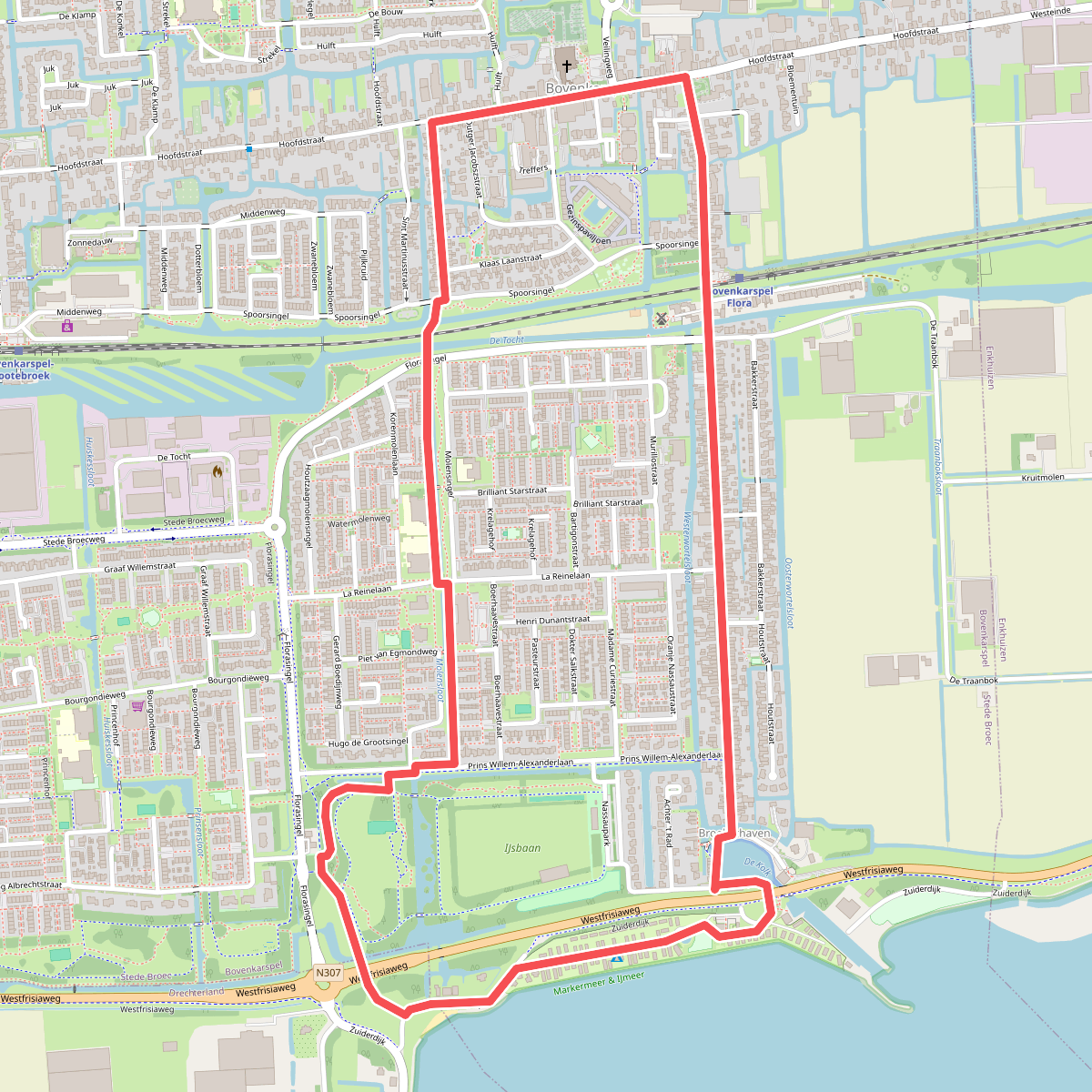 Broekerhavenroute (oranje)