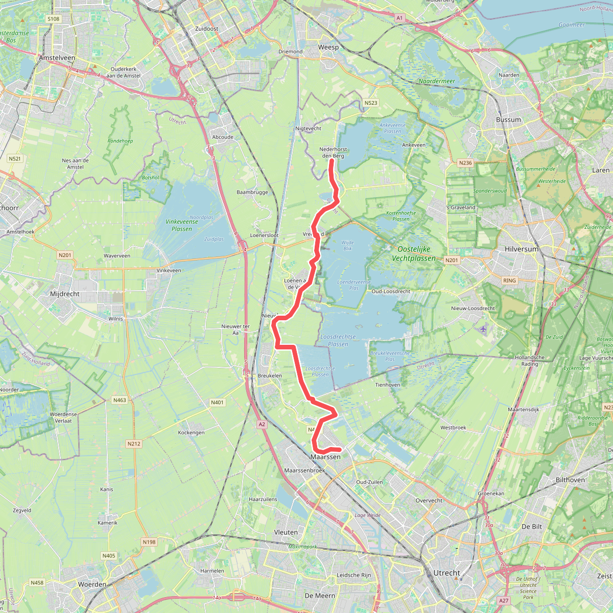 Nederhorst den Berg - Maarssen · Waterliniepad etappe 11