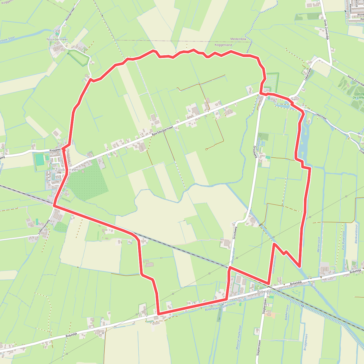 Bobeldijkroute (paars)