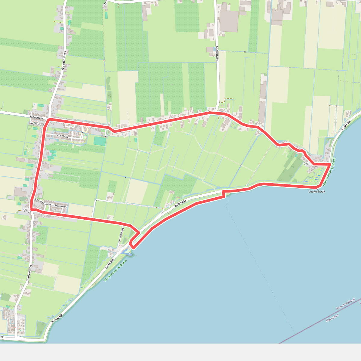 Wijdenesroute (rood)