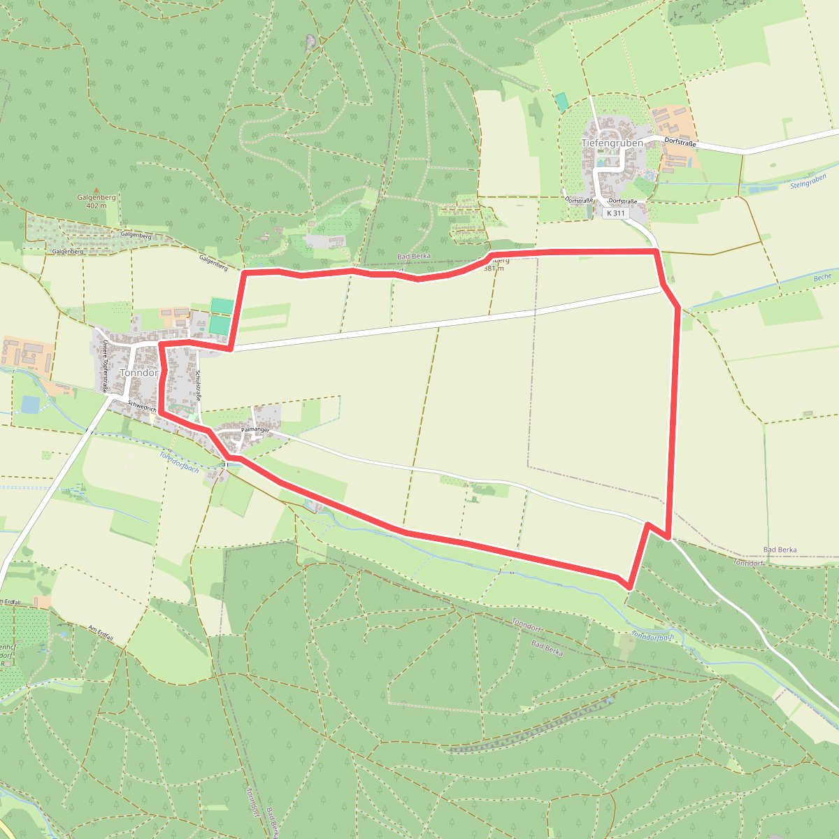1. Thür. Kultur- und Landschaftsweg, Runde 3