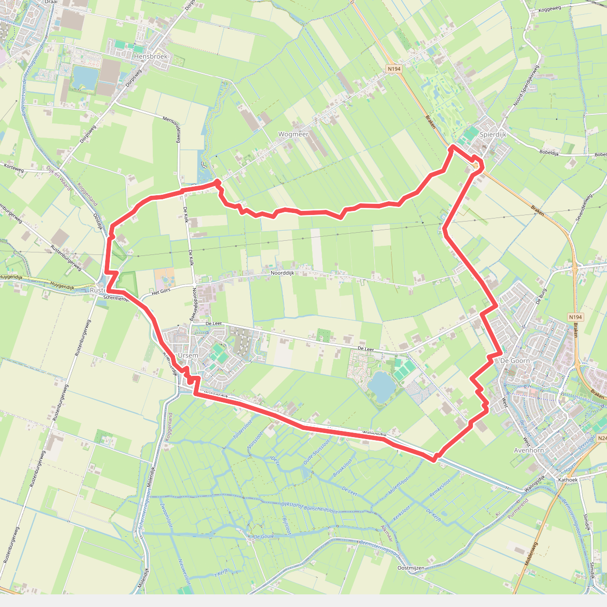 Ursemmer Poldertocht (zwart)