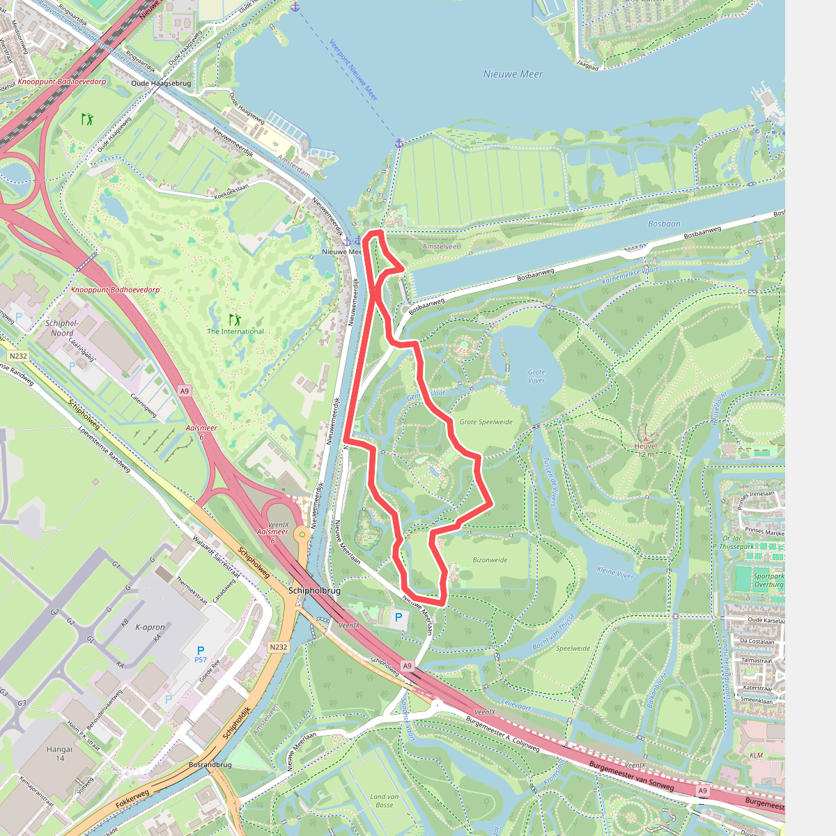 Boerderijwandeling (oranje)