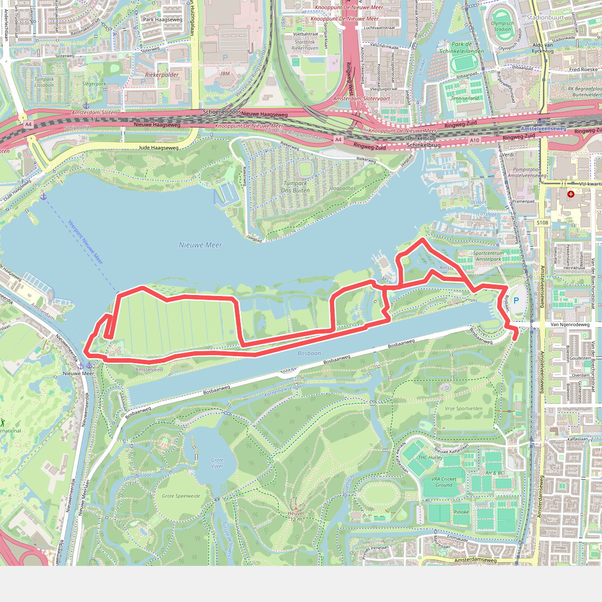 Oude Polderwandeling (blauw)
